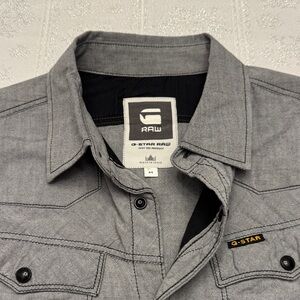 G-Star Raw Men's Gray Shirt Jacket
